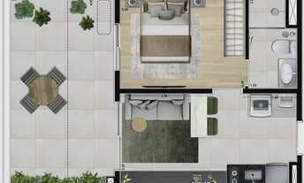 Imagem 5: Apartamento para venda com 37 metros quadrados com 2 quartos em Parada Inglesa - São Paulo