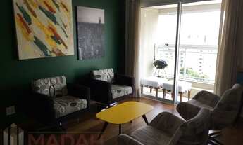 Imagem 2: Charmoso apartamento muito bem iluminado para, com 74,00m² - 01 suíte e 02 vagas de garage