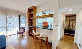 Imagem 2: Flat Saint Denis com 47m² contendo 1 dormitório 1 vaga para locação no Itaim Bibi