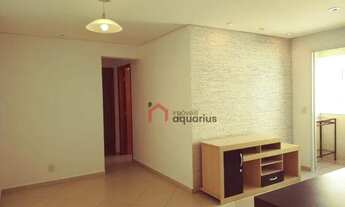 Imagem 2: Apartamento com 2 dormitórios para alugar, 75 m² por R$ 3.312,41/mês - Jardim Aquarius - S