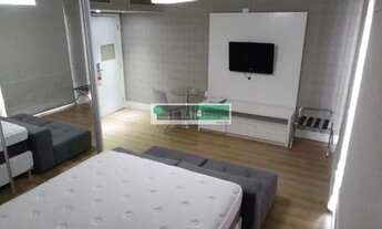 Imagem: Flat Mobiliado c/ 1 Vaga. Prédio c/ Lazer