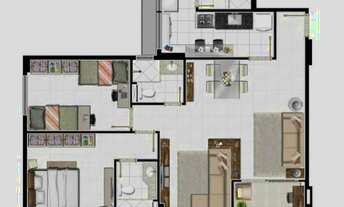 Imagem 3: Altos do Farol Apartamento com 3 dormitórios