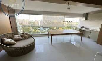 Imagem 3: Apartamento Hemisphere 360 sendo 3 suítes com sala ampliada e vista mar semimobiliado e 2