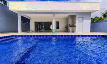 Imagem 5: Casa Nova conceito aberto 3 suítes com Piscina fino acabamento em Condomínio Fechado pront