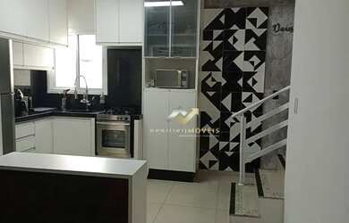 Imagem 7: Cobertura com 2 dormitórios para alugar, 96 m² por R$ 2.636/mês - Vila Alzira - Santo Andr