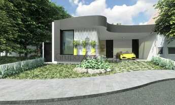 Imagem 2: Casa Térrea em Construção - Condomínio Golden Park Jacareí - 3 Dormitórios - 275m² - Aceit