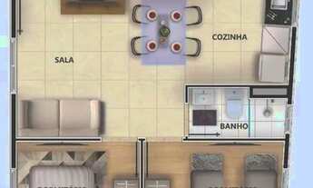 Imagem 2: Apartamento com 2 dormitórios, 31 m² - venda por R$ 247.000 ou aluguel por R$ 1.585/mês