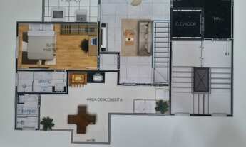 Imagem 7: Lançamento, alto padrão de acabamento, torre imponente, 2qtos, suíte, elevador