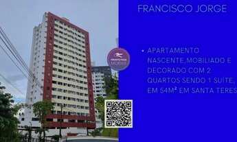 Imagem: Francisco Jorge, 2 quartos em 54m² com