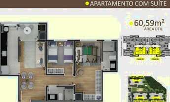 Imagem 6: Apartamento com 2 dormitórios à venda, 55 m² por R$ 251.700,00 - Aristocrata - São José do