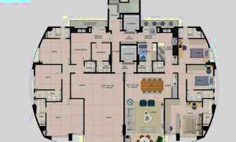 Imagem 6: Belíssimo apartamento completo com opção de planta de 4 quartos/2 suítes ou 3 suites e sal