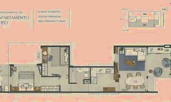 Imagem 3: Apartamento de 2 quartos e 1 suíte em Ipanema - Rio de Janeiro - RJ