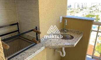 Imagem 7: Apartamento com 2 dormitórios para alugar, 64 m² por R$ 2.848,94/mês - Campestre - Santo A