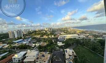 Imagem 5: Apartamento Hemisphere 360 sendo 3 suítes com sala ampliada e vista mar semimobiliado e 2