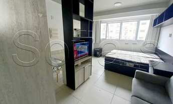 Imagem 2: Flat disponível locação no Atrium Augusta com 1 dormitório e 1 vaga de garagem