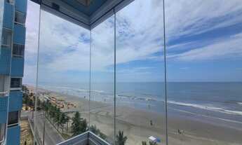 Imagem 4: Belíssimo apartamento 2 quartos, frente mar, mobiliado, com 2 varandas - Vera Cruz - Monga