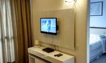 Imagem 3: Flat para locação no Tsue The Palace. Há 500m² do shopping do Ibirapuera. 1 dorm. 1 vaga!