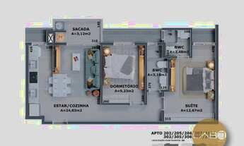 Imagem 2: APARTAMENTO 2 DORM. SENDO 1 SUÍTE PRÓXIMO A PRAIA