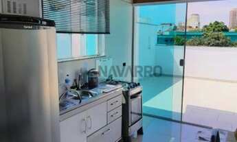 Imagem 2: COBERTURA FRENTE NA VILA ASSUNÇÃO - 100m², terraço com lavabo e churrasqueira