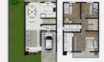 Imagem 2: Sobrado à venda no bairro Uvaranas - Ponta Grossa/PR