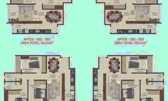 Imagem 3: FLOR DE LIZ, 79m² - 2 quartos - 1 suíte - 1 vaga - Bombas, Bombinhas - SC