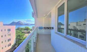 Imagem 3: Apartamento com 3 dormitórios para alugar, 124 m² por R$ 6.980,78/mês - Charitas - Niterói