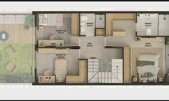 Imagem 6: Casa em Morada de Laranjeiras, 4 quartos sendo 3 suítes