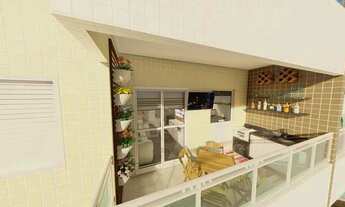 Imagem 2: Apartamento para venda possui 48 metros quadrados com 1 quarto em Caiçara - Praia Grande