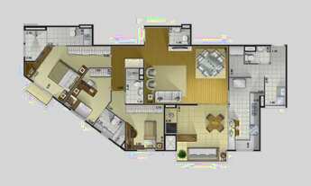 Imagem 5: Apartamento para venda possui 132 metros quadrados com 3 quartos