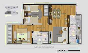 Imagem 3: Lançamento no Jaraguá.2 quartos, elevador, opção área privativa em Jaraguá - Belo Horizont