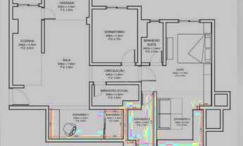 Imagem 6: Apartamento com 2 dormitórios à venda, 63 m² por R$ 520.000,00 - Marapé - Santos/SP