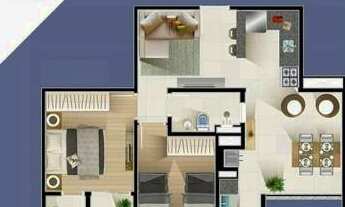 Imagem 6: ATTUALE RESIDENCE - 02 Dorms com Suíte - 56m² - Jardim Oswaldo Cruz - À 150m do CenterVal