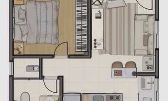 Imagem: Apartamento de 1 dormitório novo ao lado