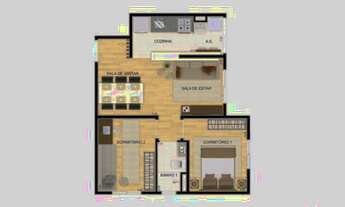 Imagem 2: Apartamento à venda com 2 dormitórios em São mateus, São paulo cod:3969