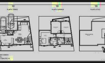 Imagem 7: Sobrado para Venda em Curitiba, Campo Comprido, 3 dormitórios, 1 suíte, 3 banheiros, 2 vag