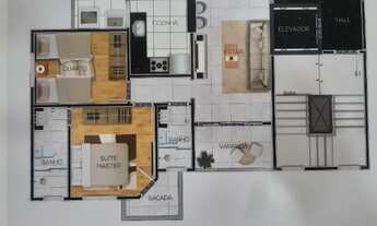 Imagem 2: Lançamento, alto padrão de acabamento, torre imponente, 2qtos, suíte, elevador