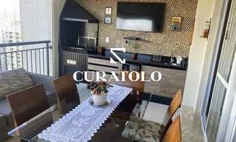 Imagem 3: Apto com varanda gourmet, 3 dorms, 1 suíte, 1 vaga e lazer completo - Grand Village, Vila