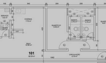 Imagem 4: Apartamento novinho 58m, próximo ao Tagua Shopping