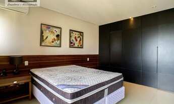 Imagem 3: Flat com 1 dormitório para alugar, 54 m² por R$ 5.000,00/mês - Alphaville Industrial - Bar