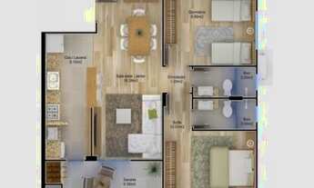 Imagem 4: 2 Dormitórios no Tabuleiro