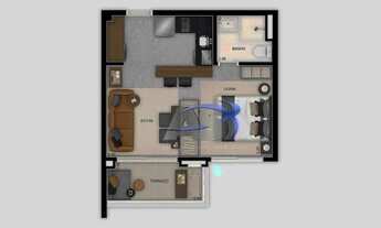 Imagem 6: Apartamento com 1 dormitório à venda, 38 m² por R$ 860.000,00 - Jardim Paulista - São Paul