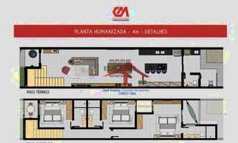Imagem 5: Casa duplex nova, com 03 quartos suítes, 146 m² por R$ 663.000 - Maraponga - Fortaleza/CE