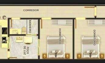 Imagem 5: Casa com 2 dormitórios à venda, 53 m² por R$ 229.000,00 - Campestre - São Leopoldo/RS