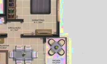 Imagem 5: Apartamento á venda possui 52 metros quadrados com 2 quartos em Balneário Rincão - Içara