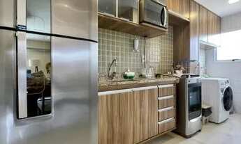 Imagem 7: Apartamento de 1 Quarto com Varanda, completamente mobiliado. localizado em um