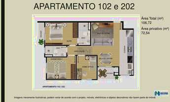 Imagem 3: Apartamento com 3 dormitórios à venda com 97.01m² por R$ 299.000,00 no bairro Weissópolis