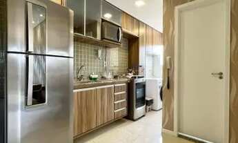 Imagem 6: Apartamento de 1 Quarto com Varanda, completamente mobiliado. localizado em um