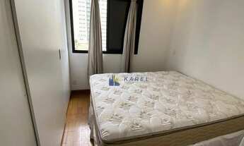 Imagem 6: APTO MOBILIADO para LOCAÇÃO no CAMPO BELO com Uma Suíte, Varanda, Sala Ampliada, 1 Vaga, 4