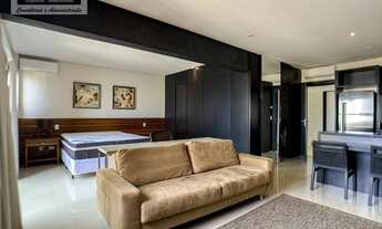 Imagem: Flat com 1 dormitório para alugar, 54 m²