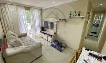 Imagem 2: Apê de 50m2 com varanda e 2 quartos e 1 vaga no Jd Irís em São Paulo-SP Pronto para Morar